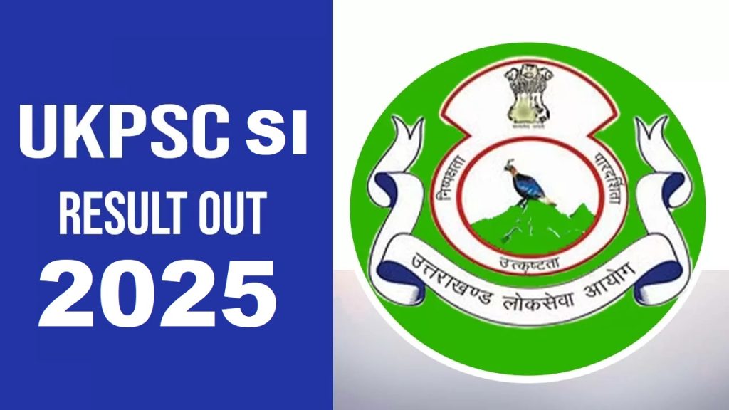 UKPSC SI 2024 Final Result
