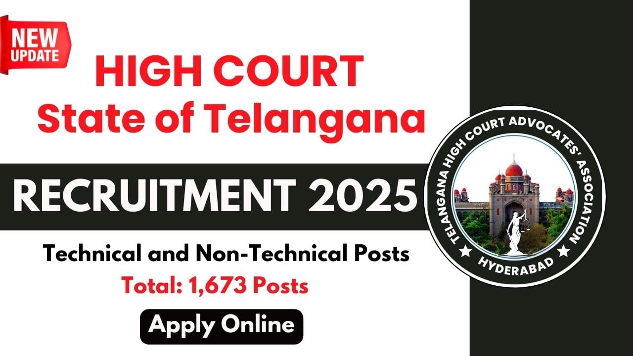 Telangana High Court Recruitment 2025