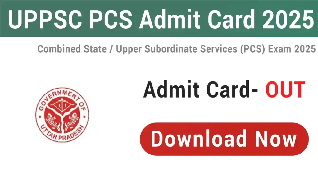 UPPSC ACF/ RFO Pre Admit Card 2025