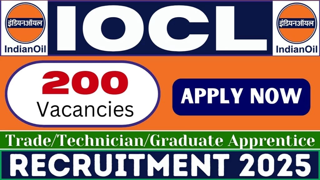 IOCL Trade, Technical, Graduate Apprentices Online Form 2025