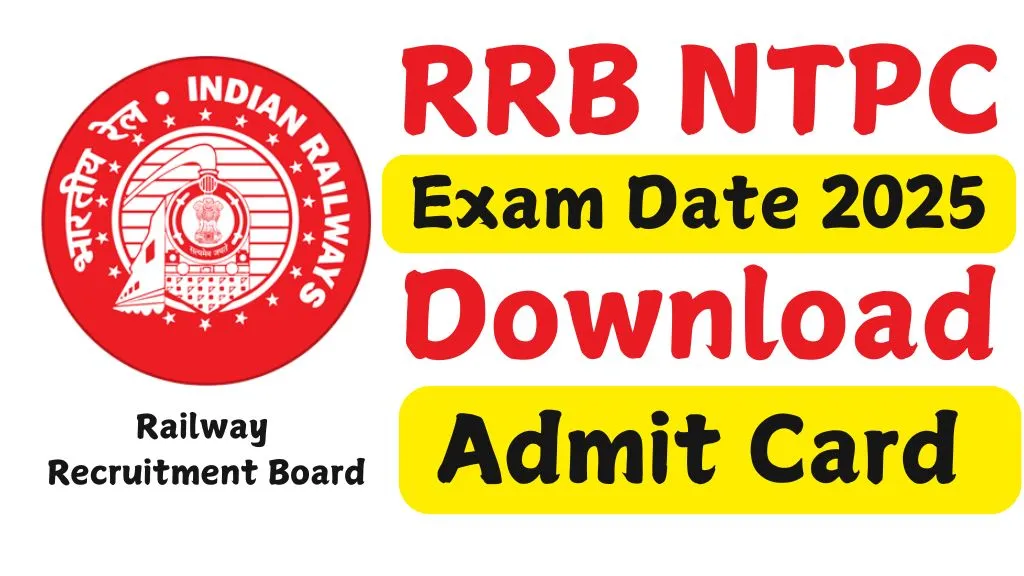 Railway RRB NTPC Admit Card 2025