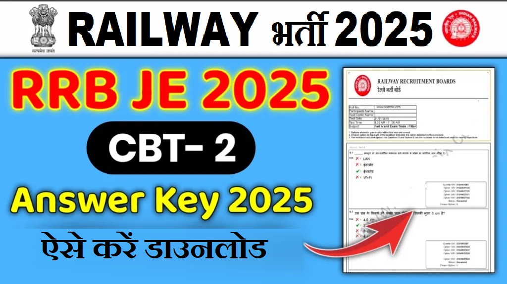 RRB Junior Engineer JE CBT-II Answer Key 2025