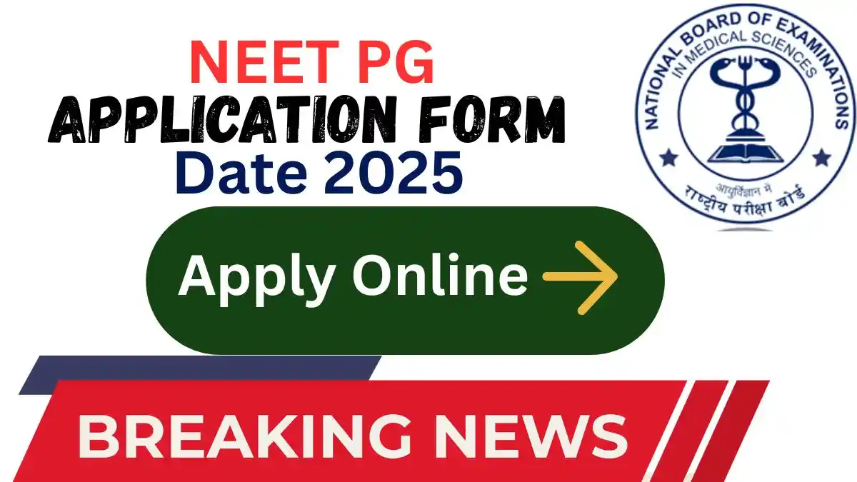 NEET PG Online Form 2025
