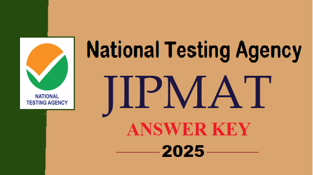 NTA JIPMAT Answer Key 2025