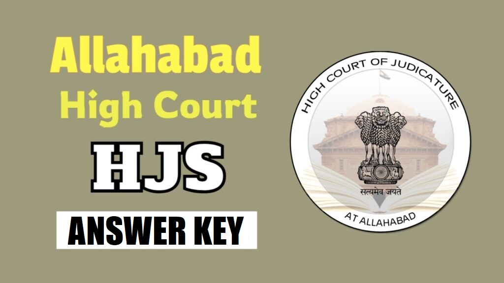Allahabad High Court HJS Pre Answer Key 2025