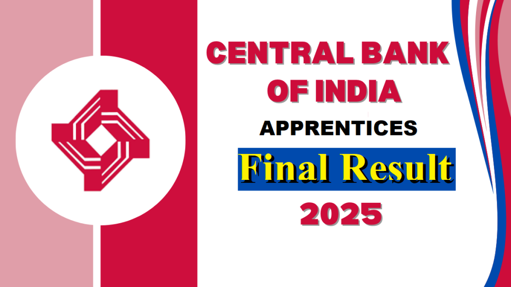 Central Bank CBI Apprentices Final Result 2025