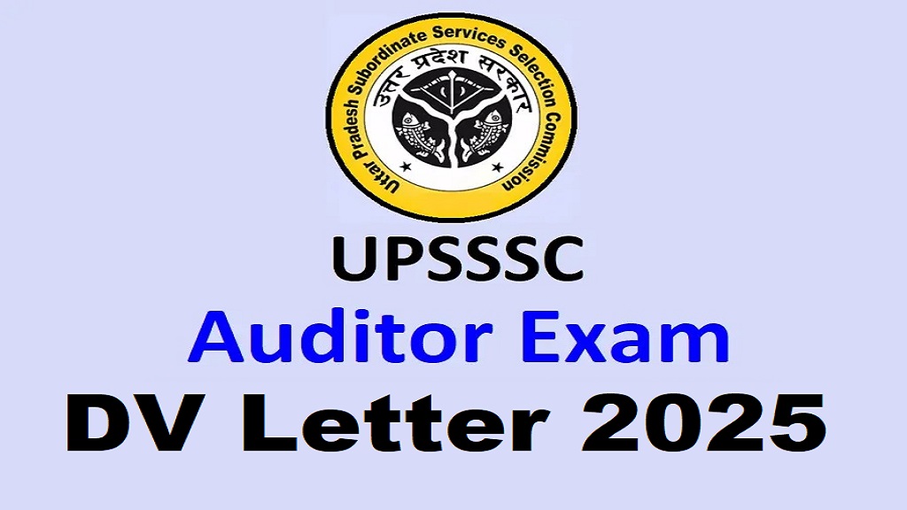 UPSSSC Auditor & Assistant Accountant 05/2023 DV Letter