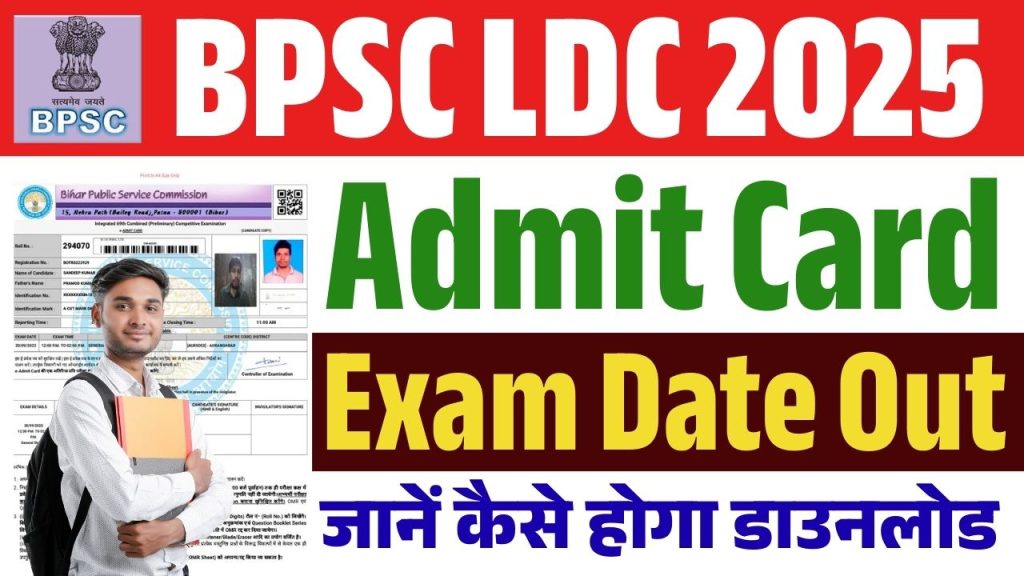 BPSC LDC Lower Division Clerk Admit Card 2025