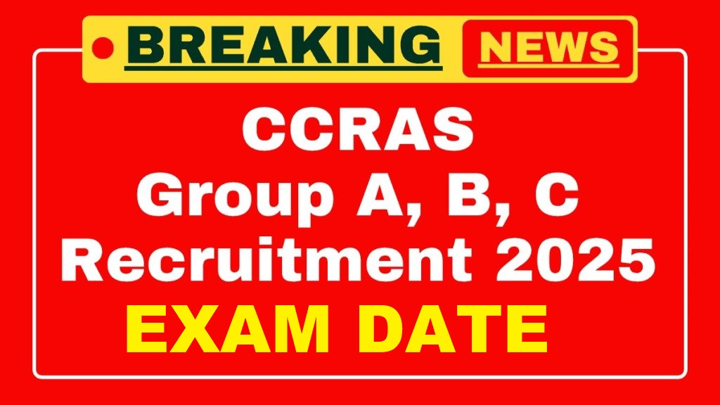 CCRAS Group A B C Exam Date 2025