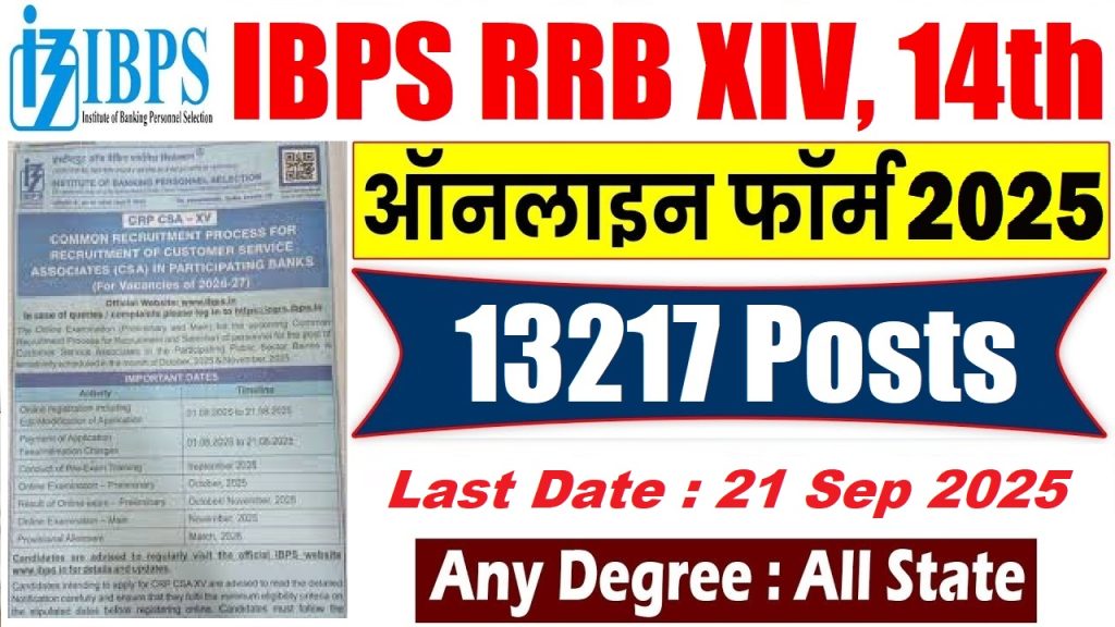 IBPS RRB 14th Recruitment 2025
