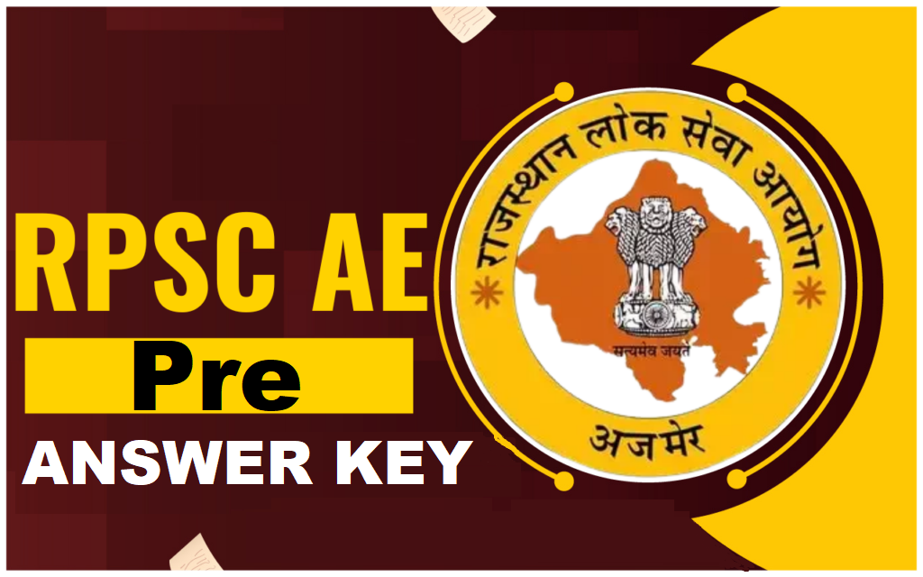 RPSC Assistant Engineer Pre Answer Key 2025
