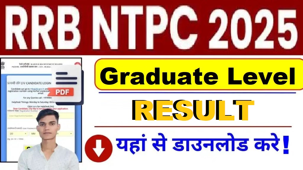 RRB NTPC Graduate CBT-02 Result 2025