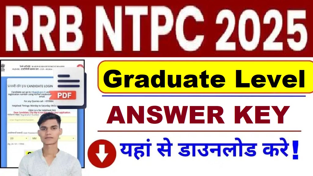 RRB NTPC Graduate CBT-02 Answer Key 2025
