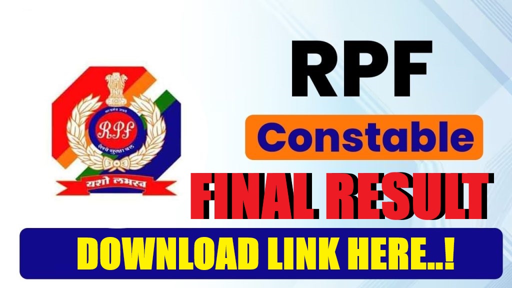 Railway RPF Constable Final Result 2026
