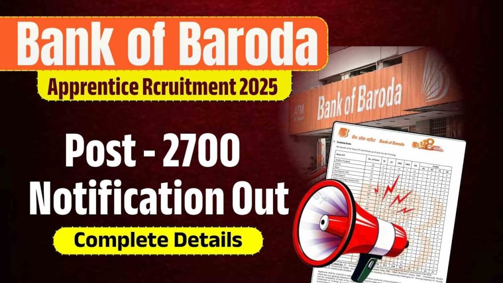 Bank of Baroda Apprentice Recruitment 2025