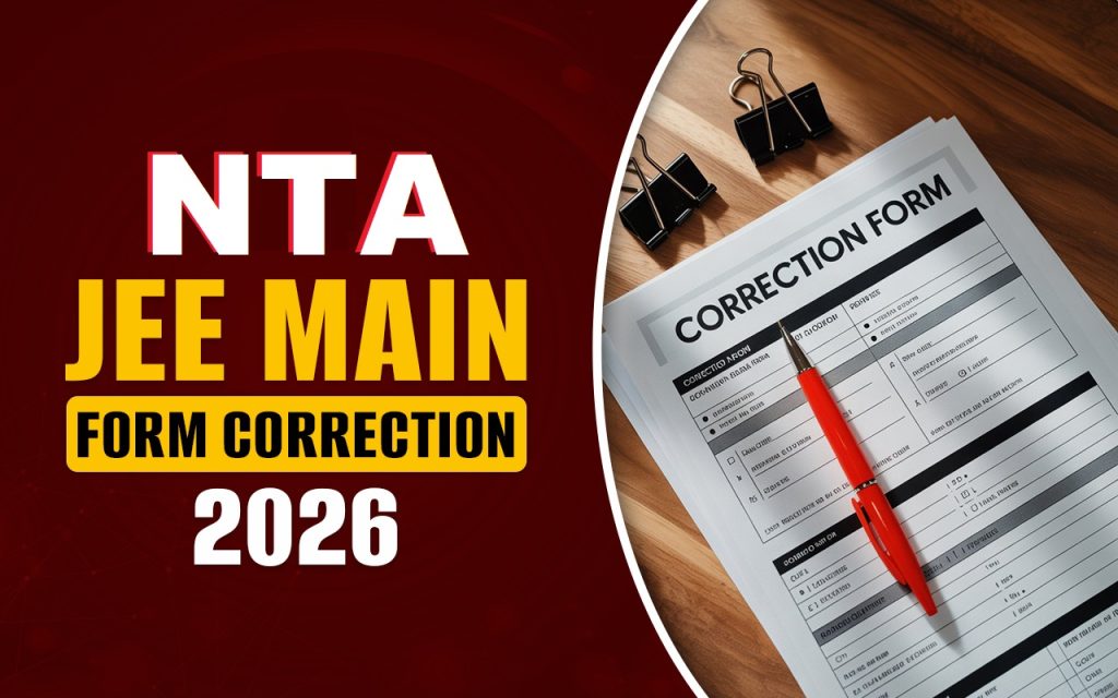 NTA JEE Main January Online Correction/ Edit Form 2026