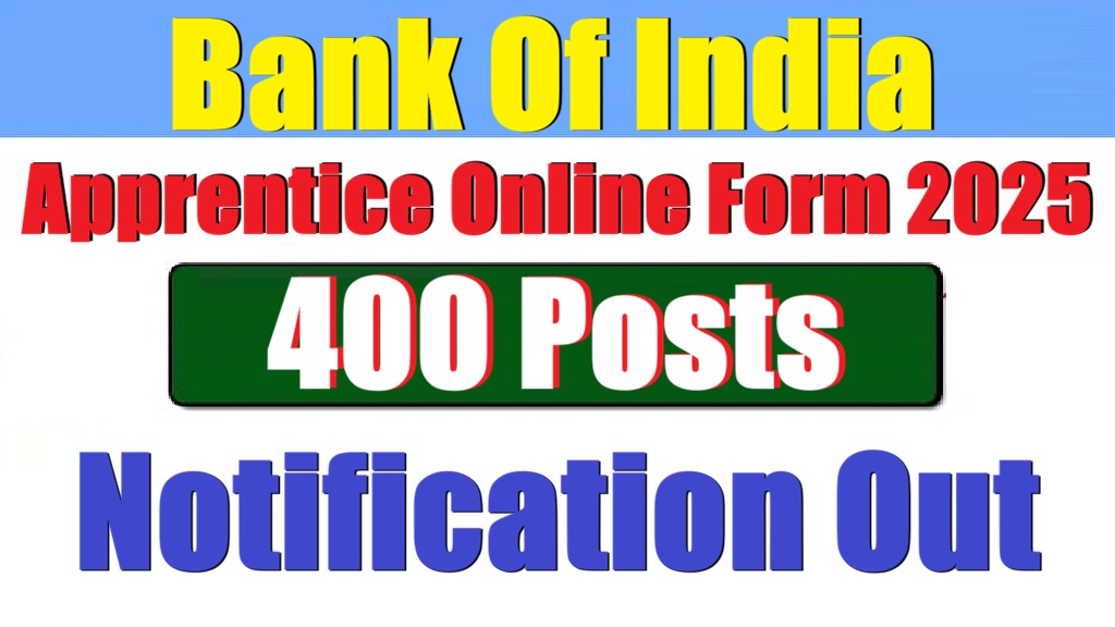 Bank of India Apprentice Recruitment 2025