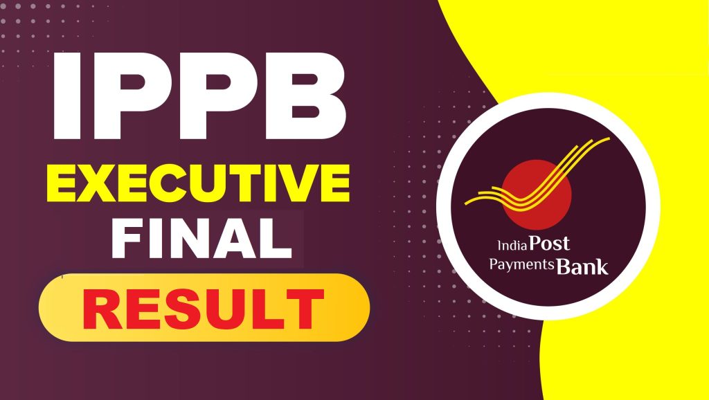 India Post IPPB GDS Executive 2025 Final Result