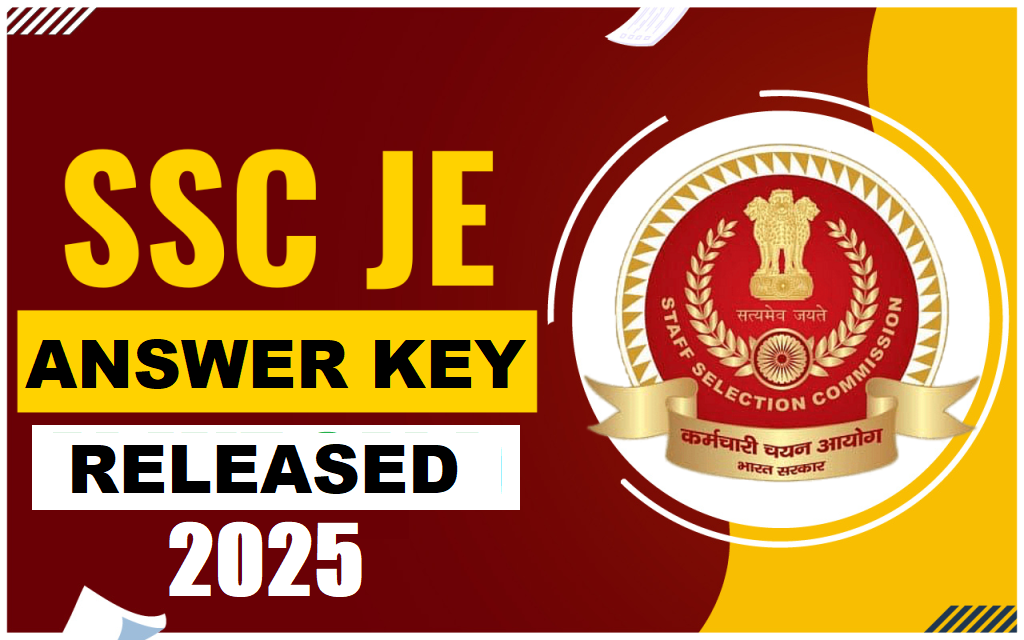 SSC Jr Engineer Paper-I Answer Key 2025