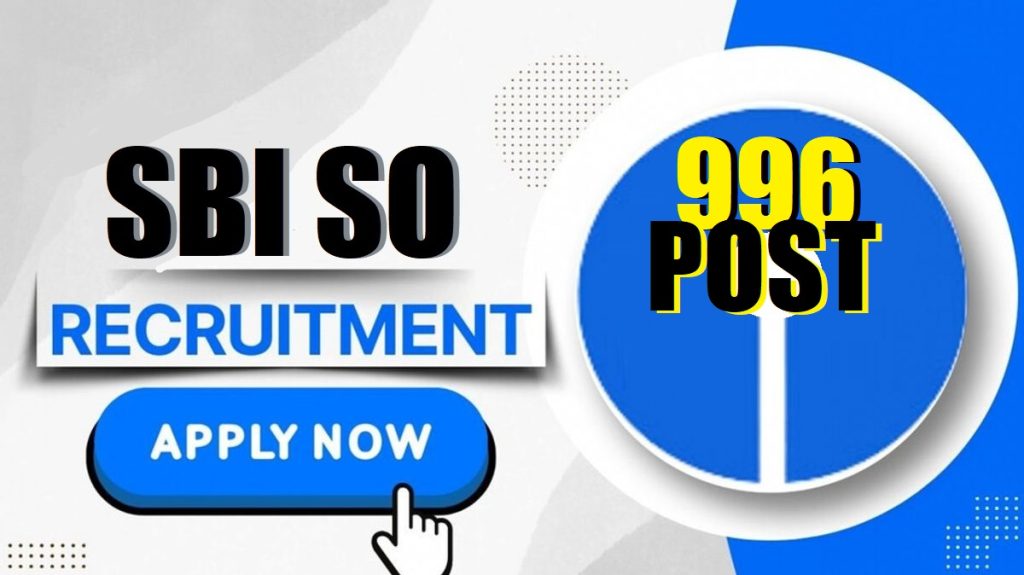 SBI Bank SO Recruitment 2026