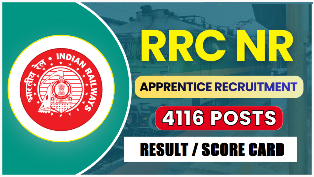 Railway RRC NR Apprentice Result / Score Card 2026