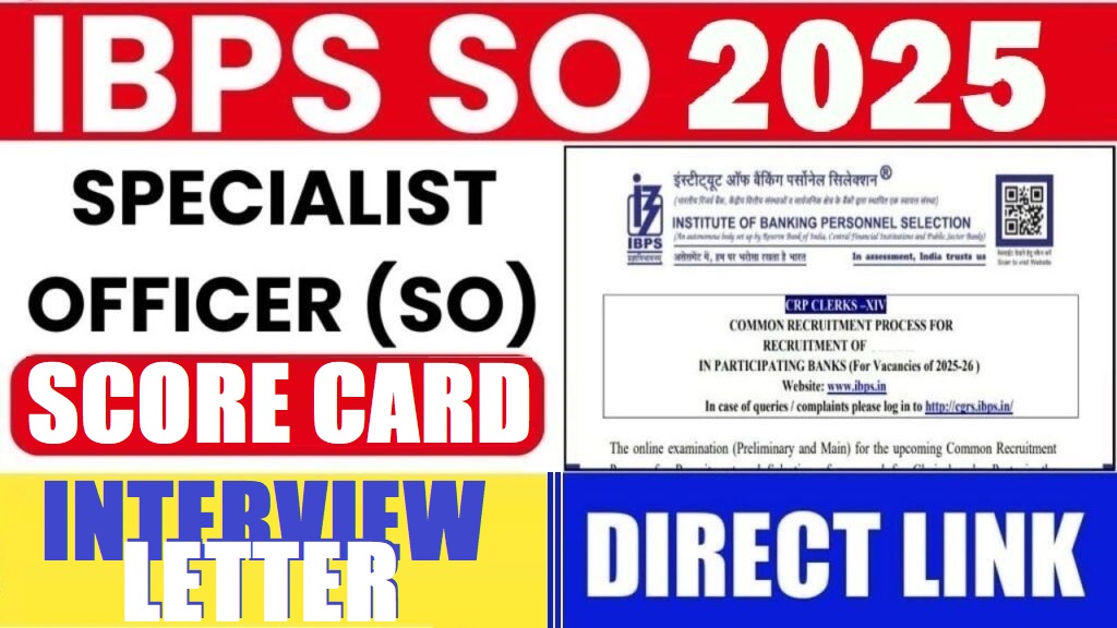 IBPS SO XV 15th Score Card 2026