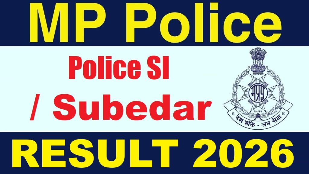 MPESB Police SI and Subedar Result 2026