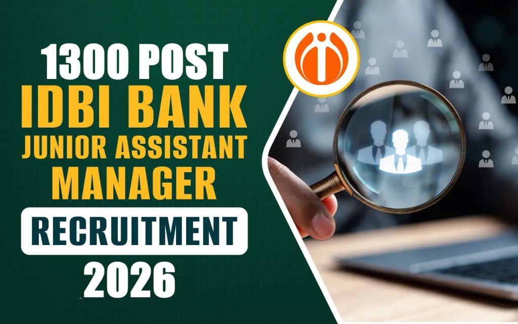 IDBI Bank JAM Recruitment 2026