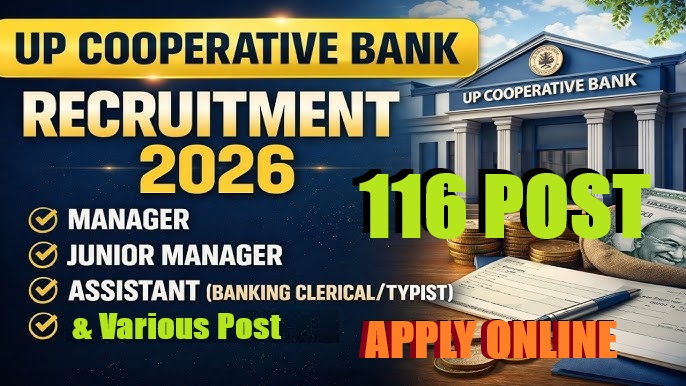 UP Co-operative Bank Various Post Recruitment 2026