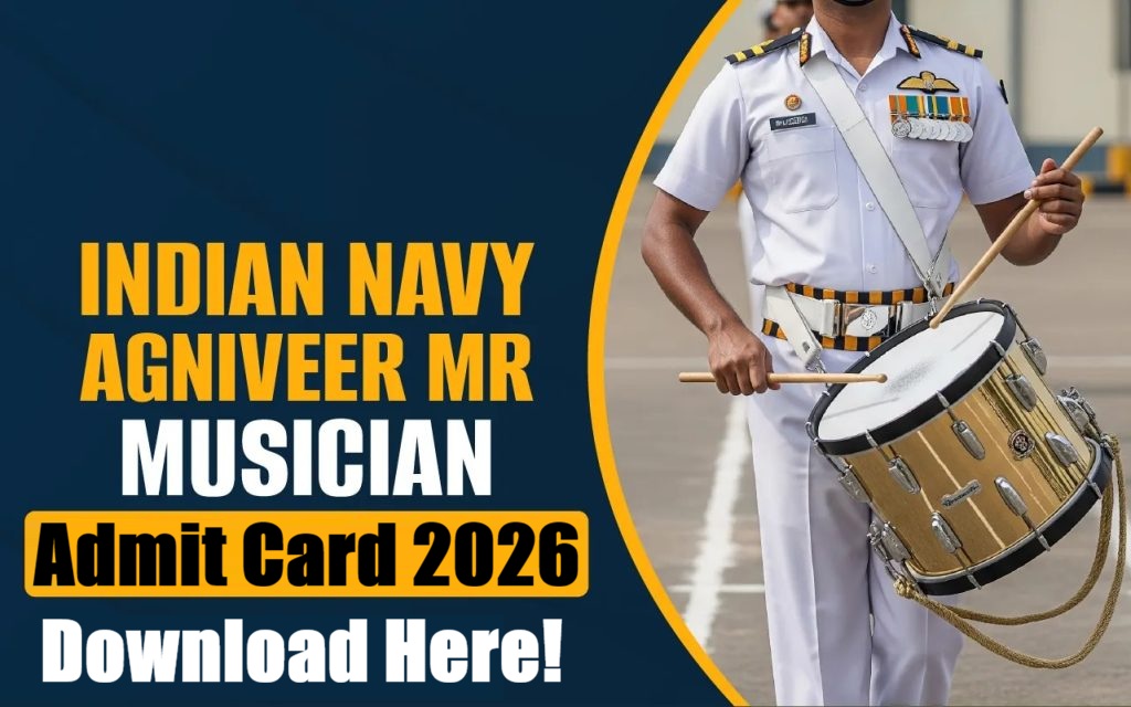 Indian Navy Agniveer MR Musician Admit Card 2026