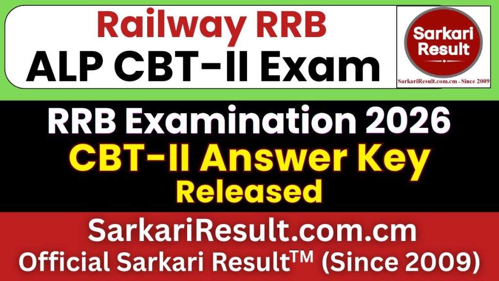 RRB ALP CBT-II Answer Key 2026