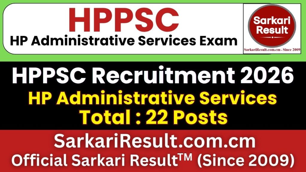 HPPSC HPAS Recruitment 2026