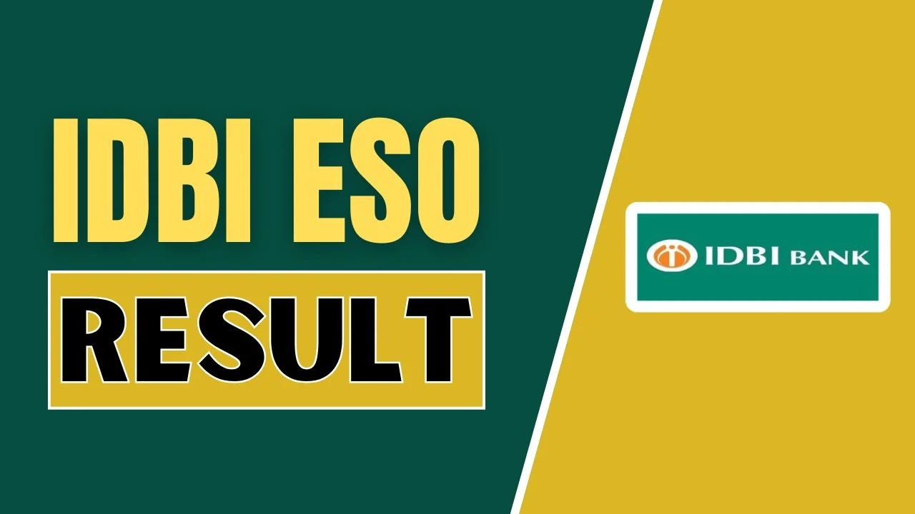 IDBI Bank Executive ESO Result 2024 - Out