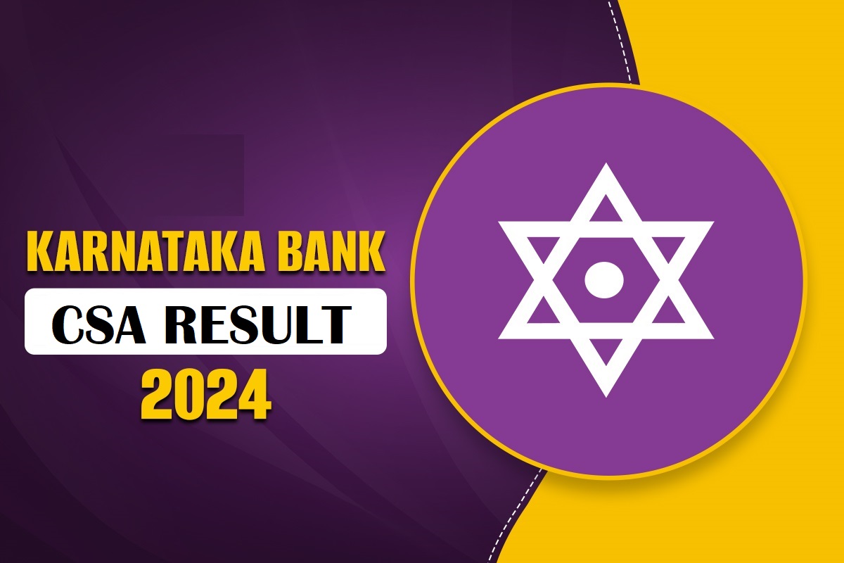 Karnataka Bank KBL Customer Service Associates CSA Result 2024
