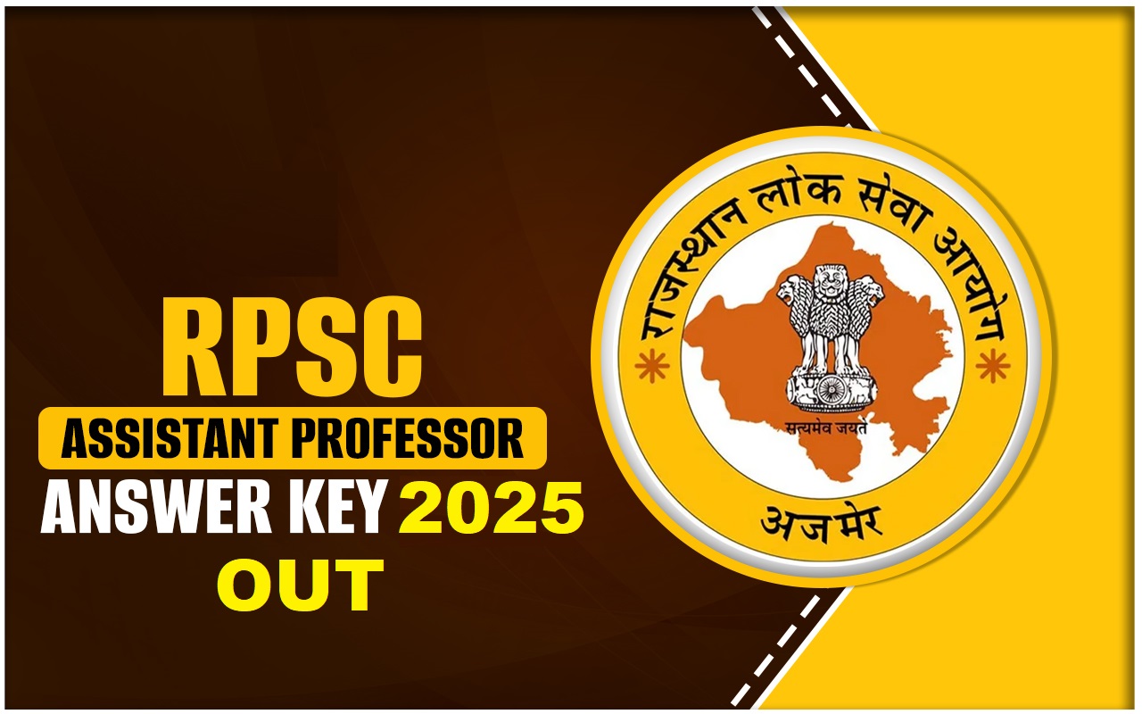 RPSC Assistant Professor Answer Key 2025