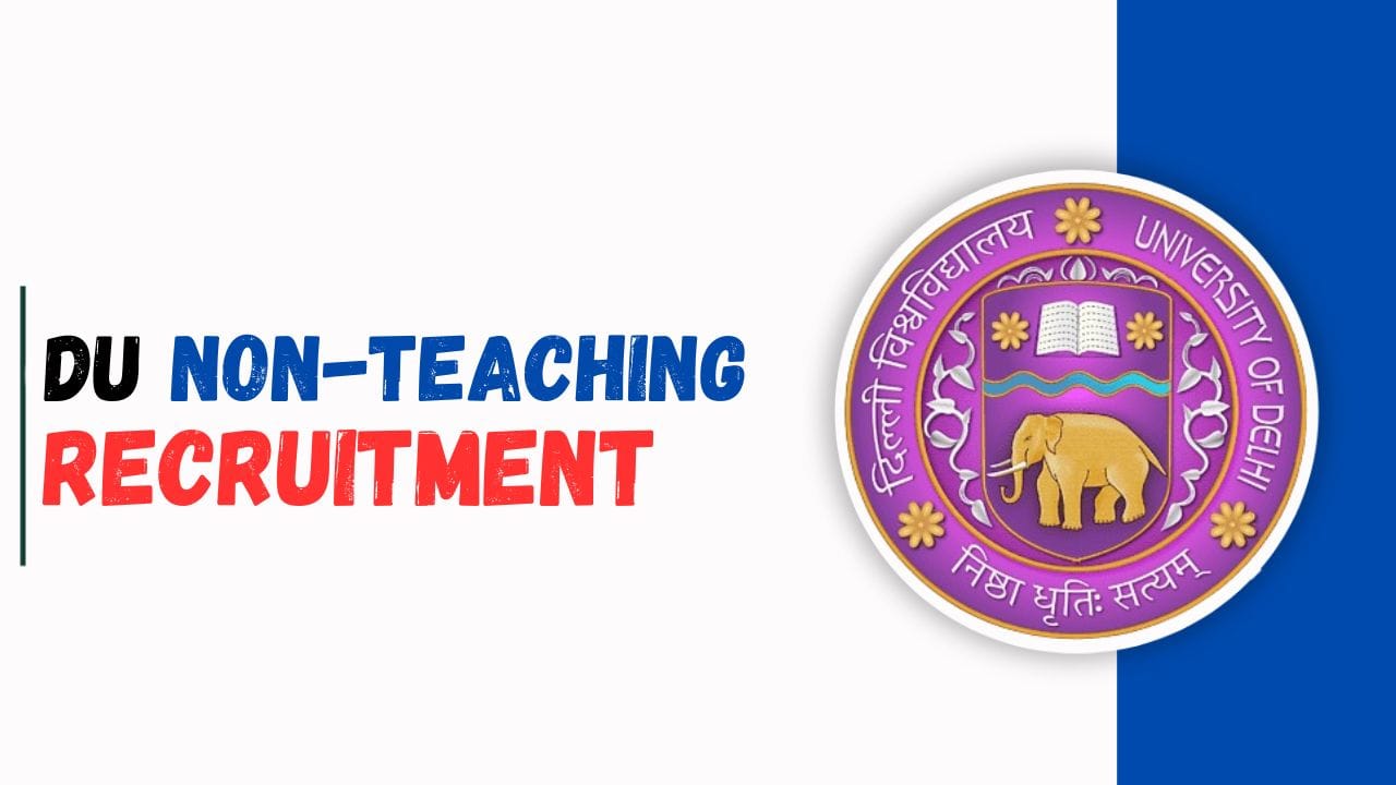 DU Non-Teaching Online Form 2024