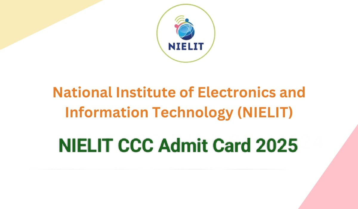 NIELIT CCC Admit Card February 2025
