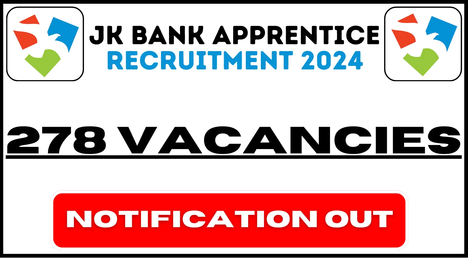 JK Bank Apprentice Online Form 2024