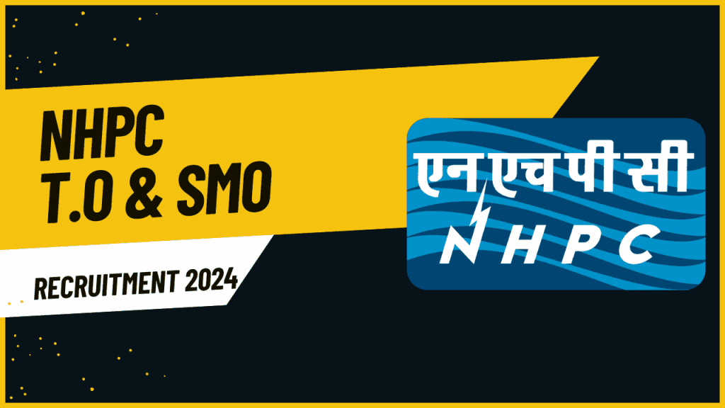 NHPC Trainee Officer Online Form 2024
