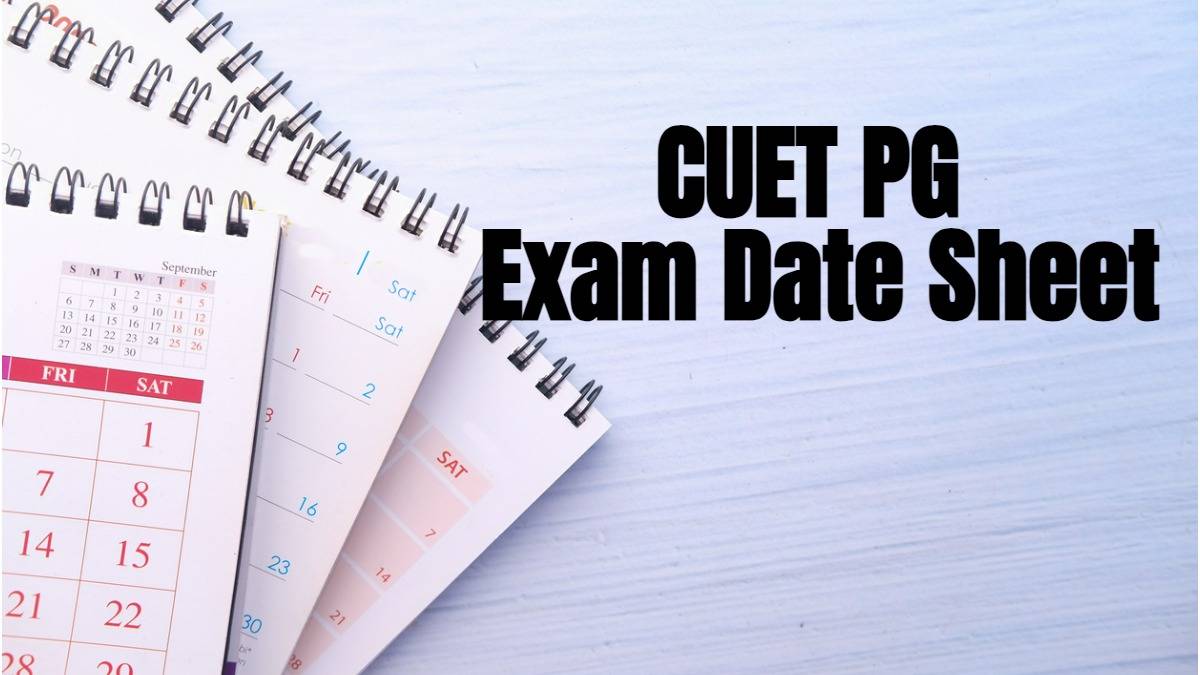 NTA CUET PG Subject Wise Exam Date 2025