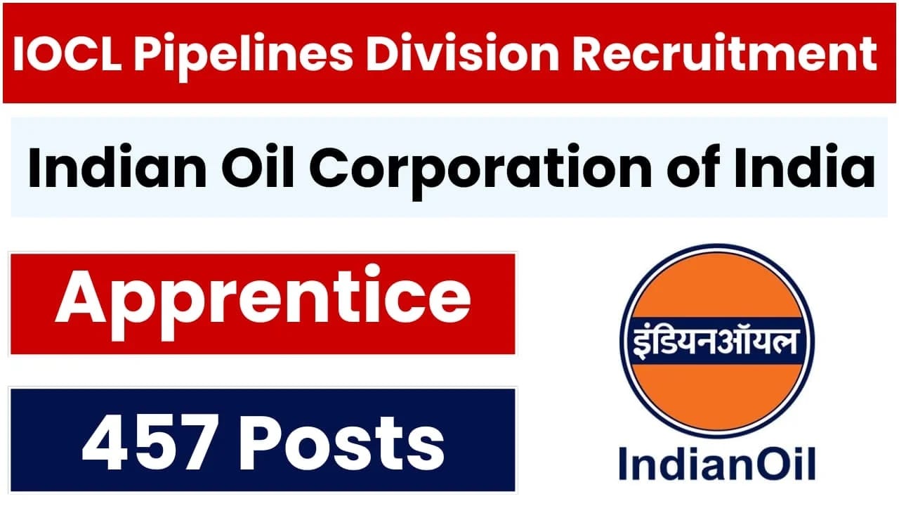 IOCL Apprentice Pipelines Division Recruitment 2025