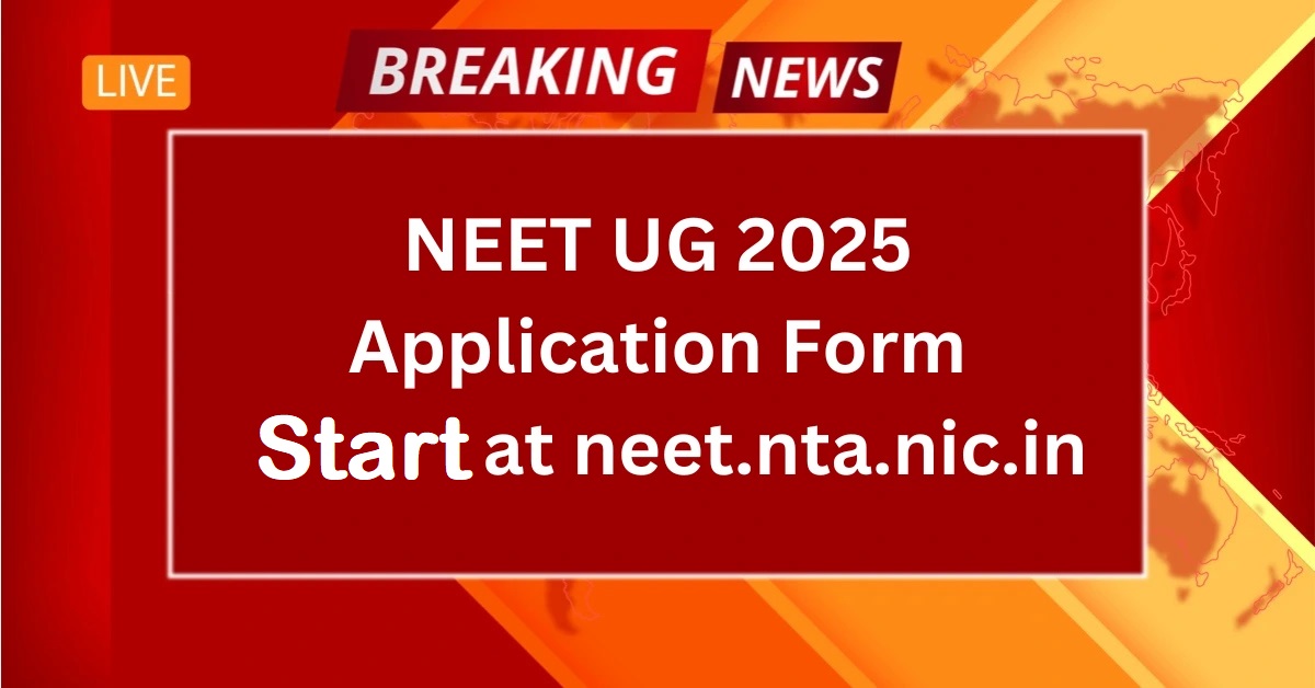 NTA NEET UG Online Form 2025
