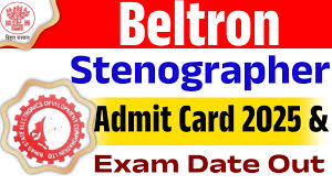 Beltron Stenographer Admit Card Date 2025