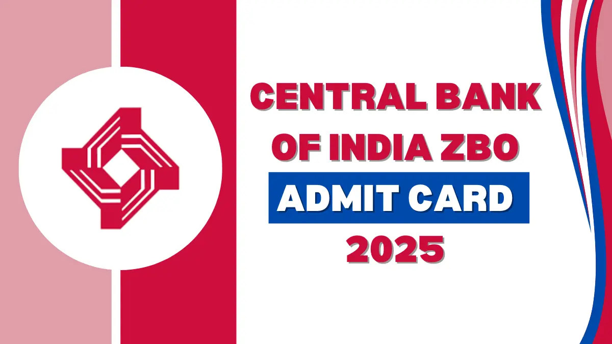 Central Bank Zone Based Officer ZBO Admit Card 2025