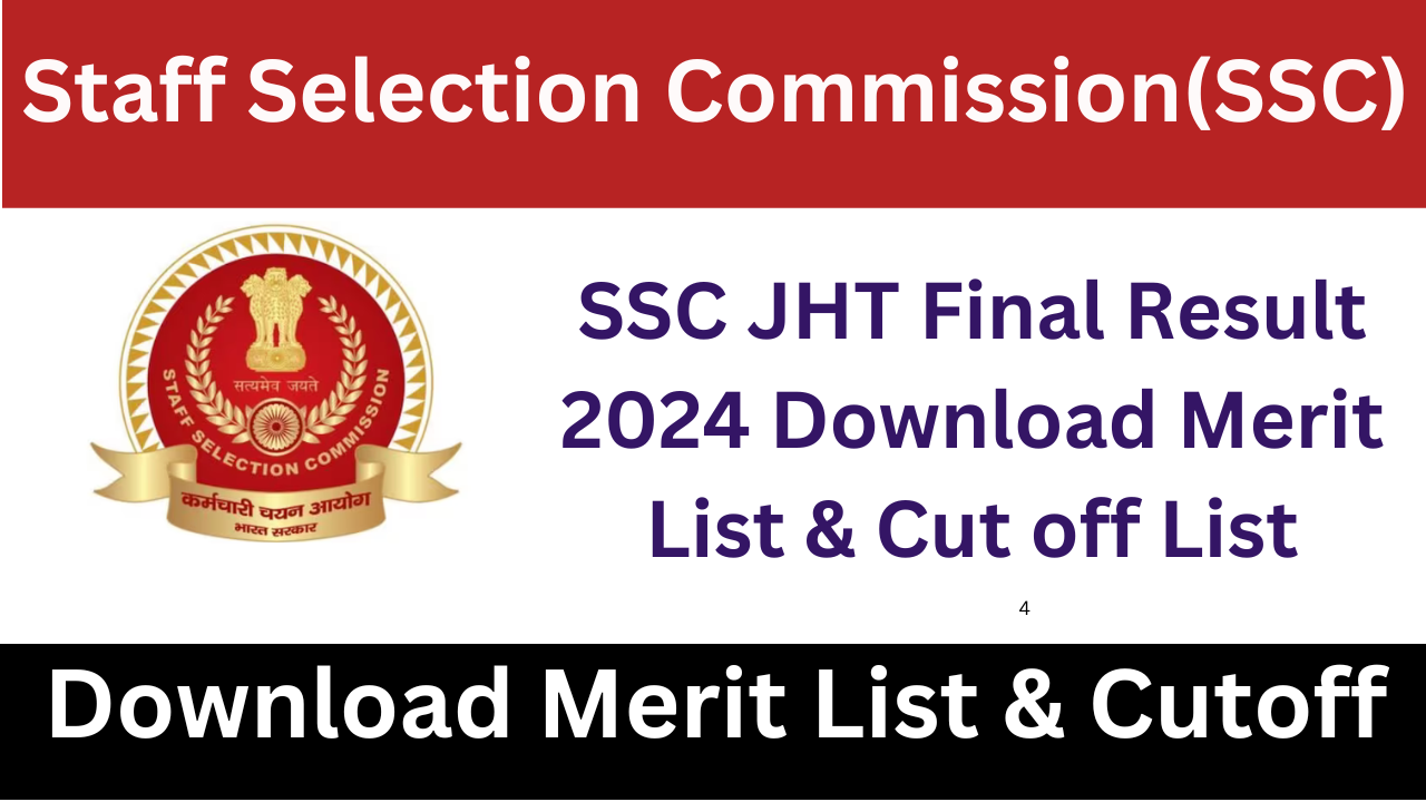 SSC JHT 2024 Final Result