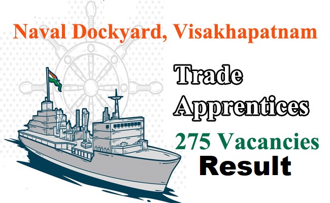 Naval Dockyard Visakhapatnam Apprentices Result 2025 Released