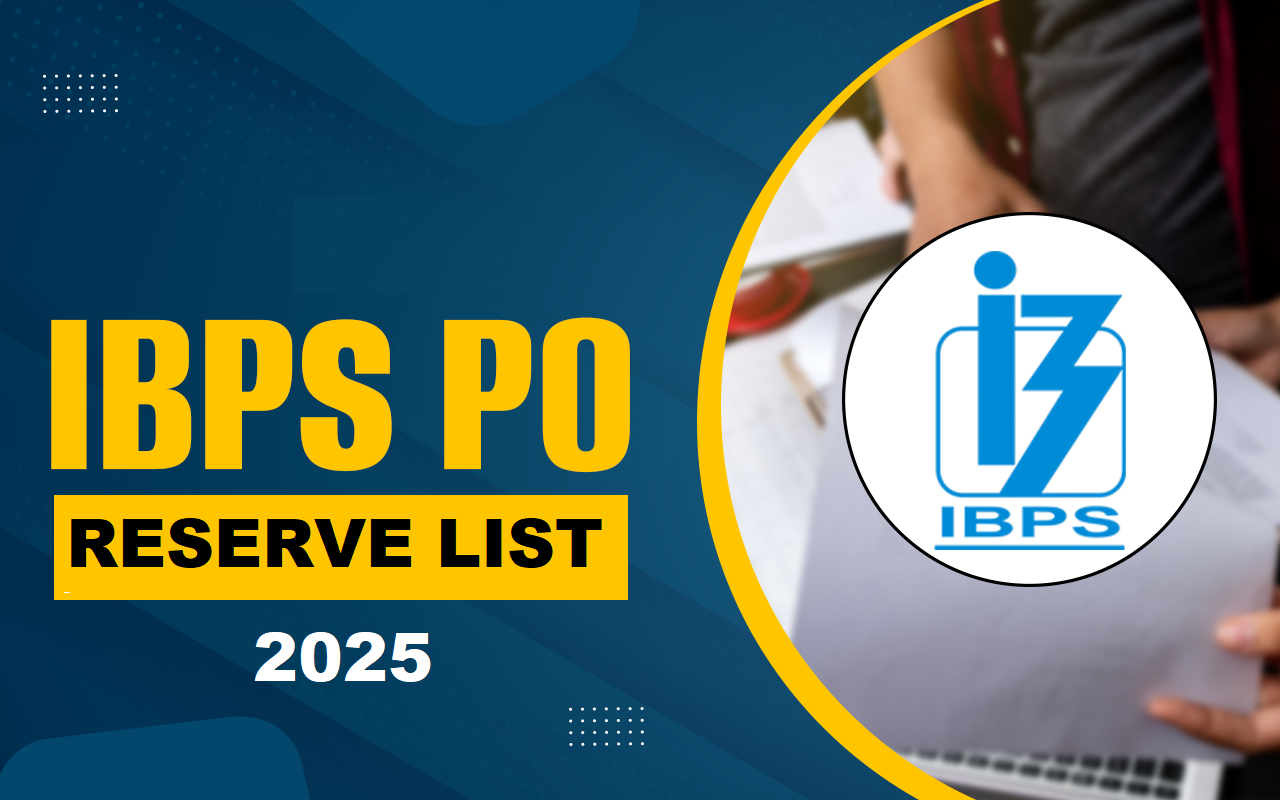 IBPS PO 14 Reserve List 2025
