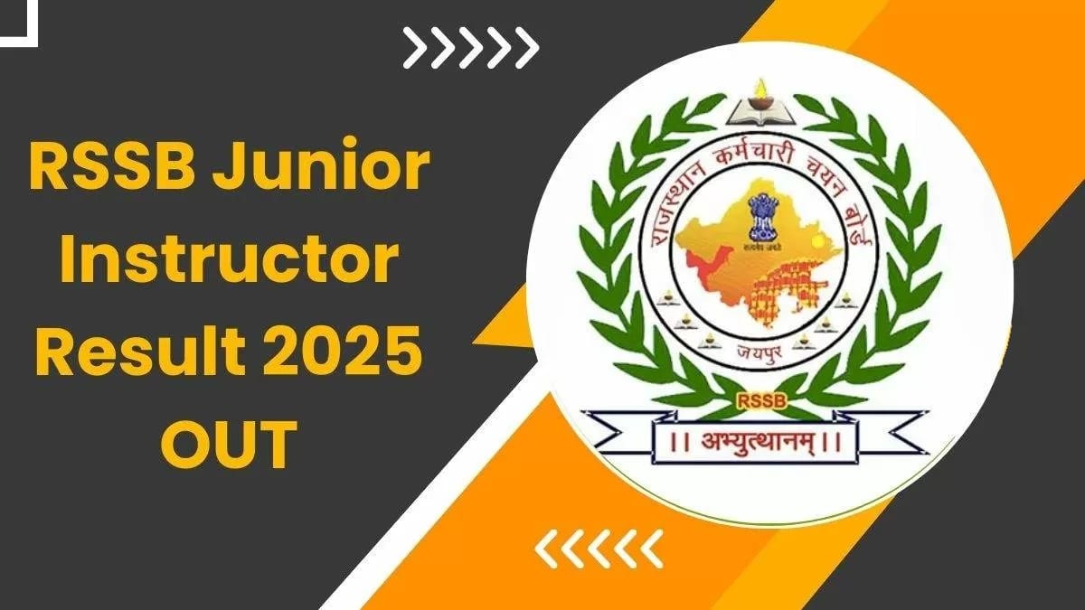 RSSB Junior Instructor 2024 Result