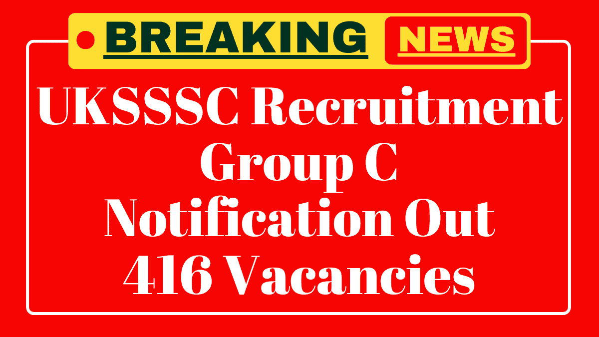UKSSSC Group C Forester Admit Card 2025