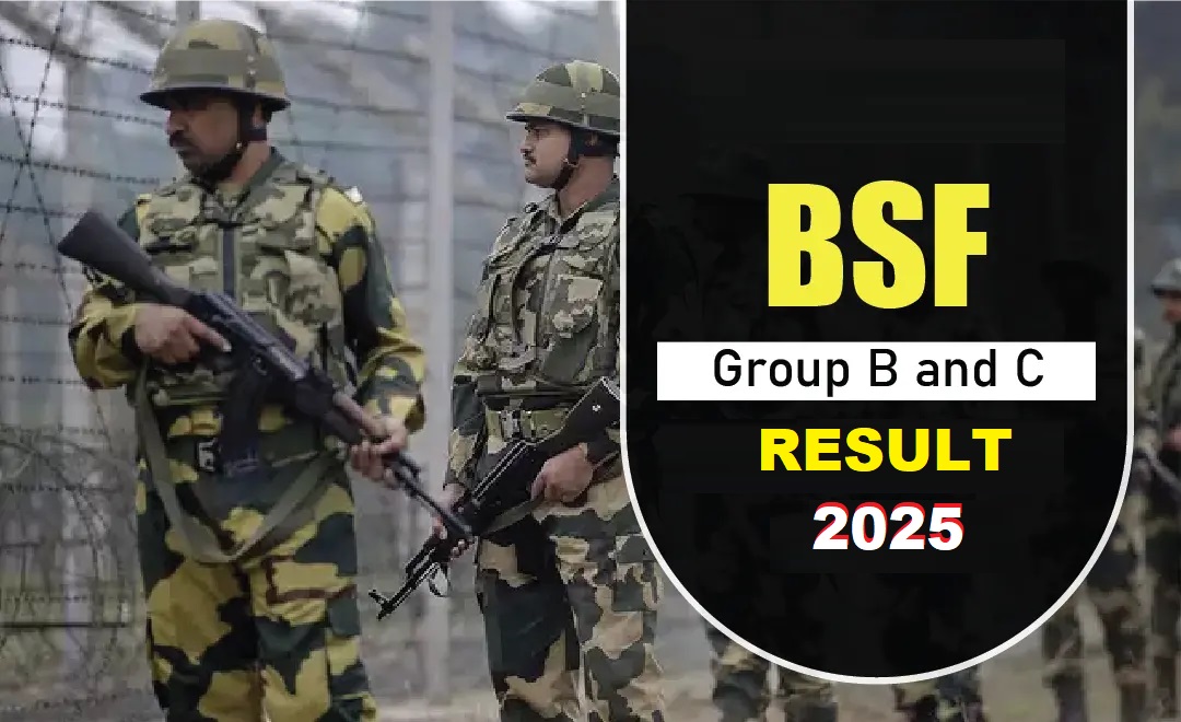 BSF Group B, C Various Post Result 2025